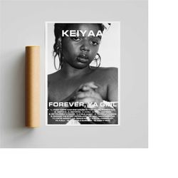 keiyaa - forever, ya girl album poster /