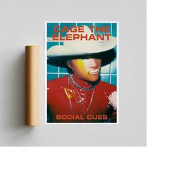 cage the elephant - social cues album poster