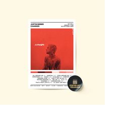 justin bieber - changes album poster / album