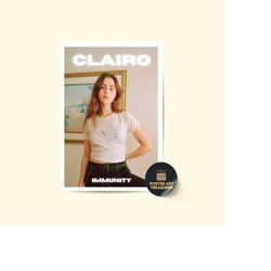 clairo - immunity album poster / room decor