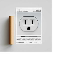 coin - uncanny valley album poster / album