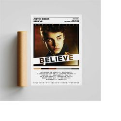 justin bieber - believe album poster / album