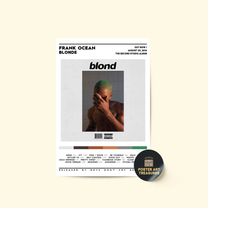 frank ocean - blonde | album cover poster