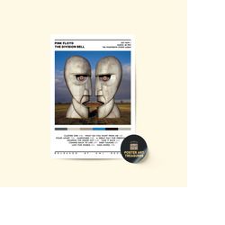 pink floyd - the division bell album poster