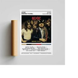 ac/dc highway to hell - poster / album