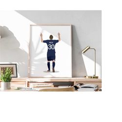 football wall art, soccer goat messi, lionel messi