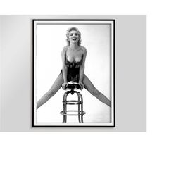 marilyn monroe, vintage photography, poster print, old hollywood