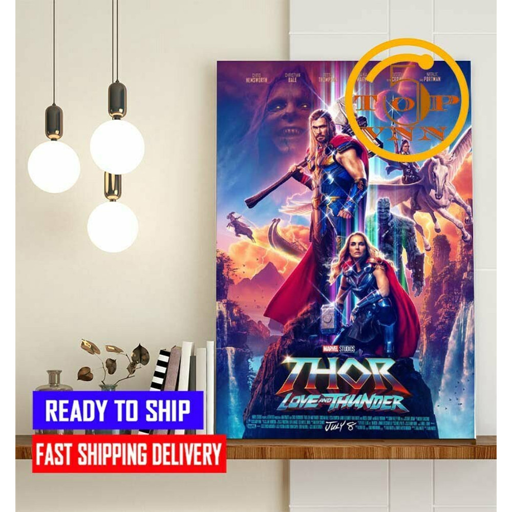 Official Brand New Thor Love And Thunder Poster Canvas Home Decoration.jpg