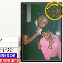 playboi carti and lil uzi vert poster canvas home decoration