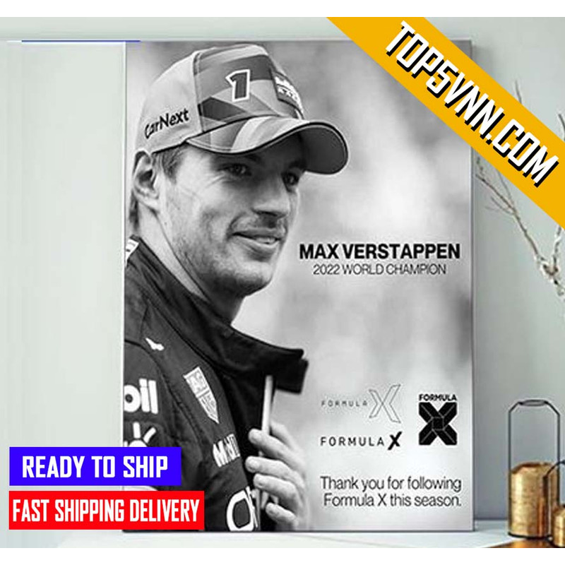 Premium Max Verstappen Is The f1 World Champion Of 2022 Fans Poster Canvas.jpg