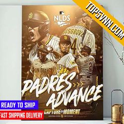 premium san diego padres advance 2022 mlb nlds gift poster canvas