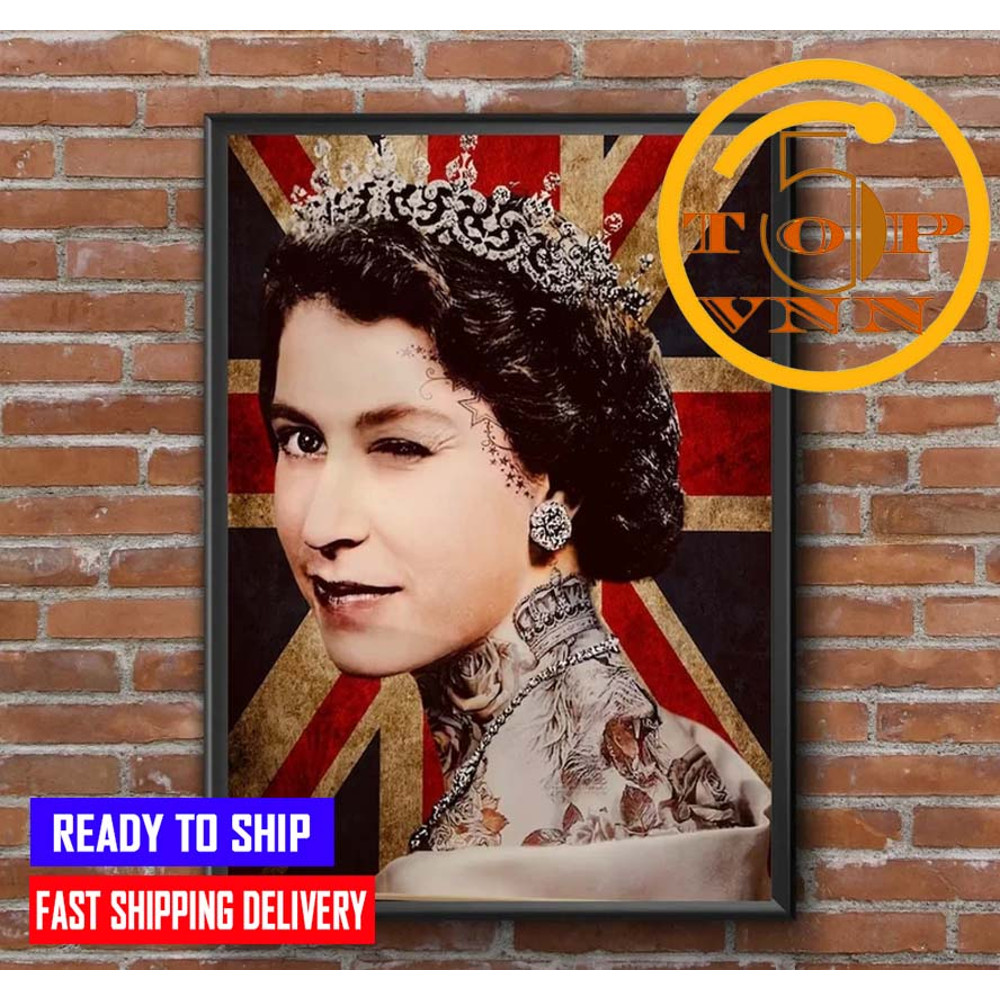 RIP Queen Elizabeth II Queen Of England Poster Canvas.jpg