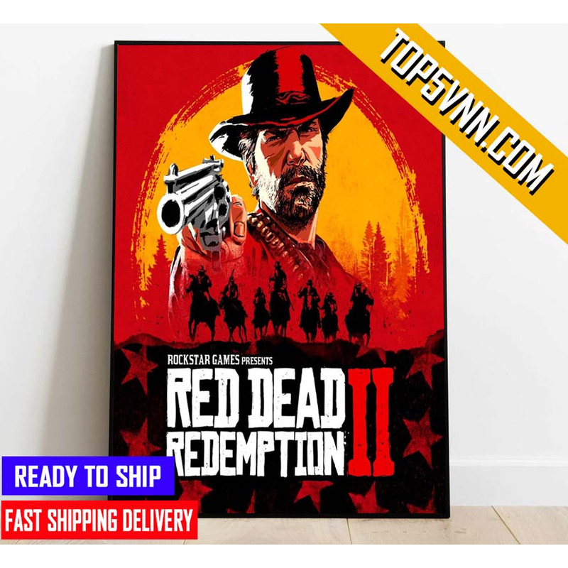 Rockstar Games Presents Red Dead Redemption II Poster Canvas.jpg