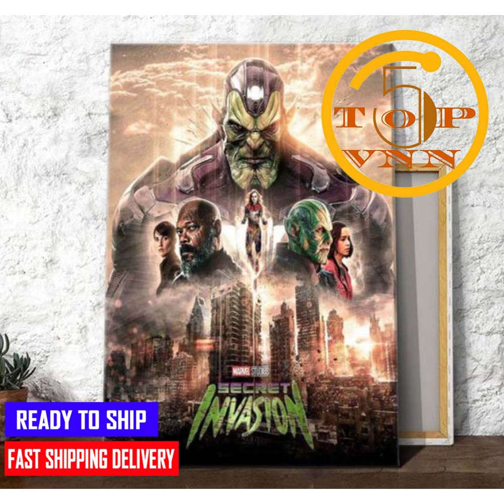 Secret Invasion Marvel Studio Official Poster Canvas Home Decoration.jpg