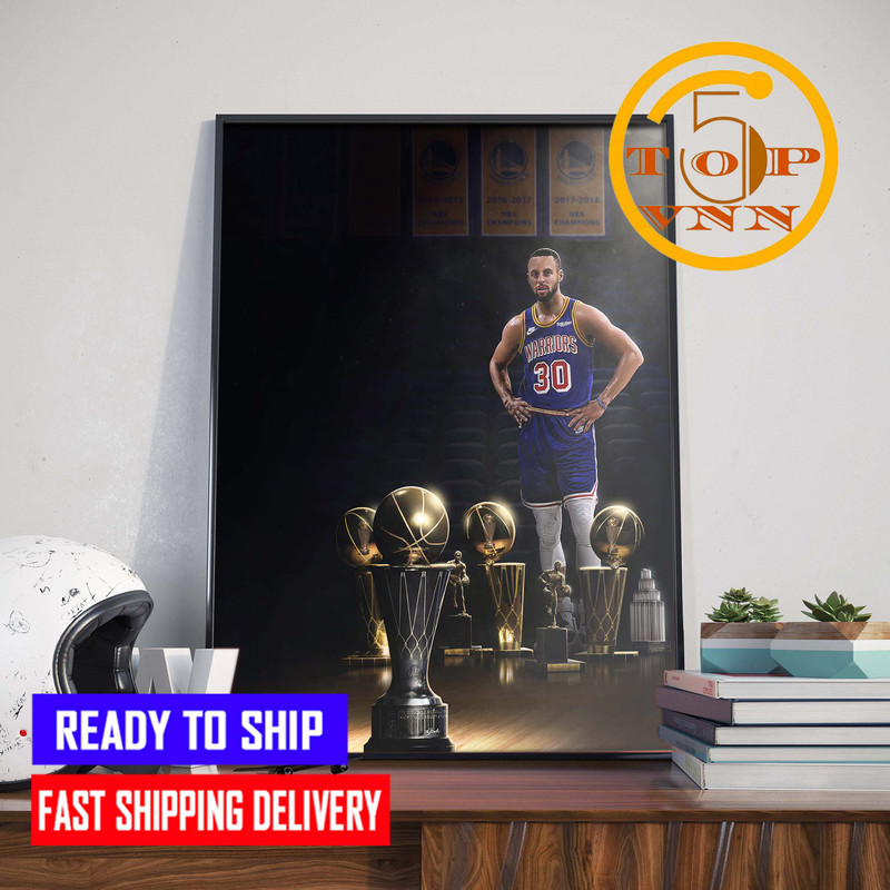 Stephen Curry Western Conference Finals MVP Poster Canvas Home Decoration.jpg