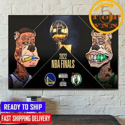 the 2022 nba finals poster canvas home decoration