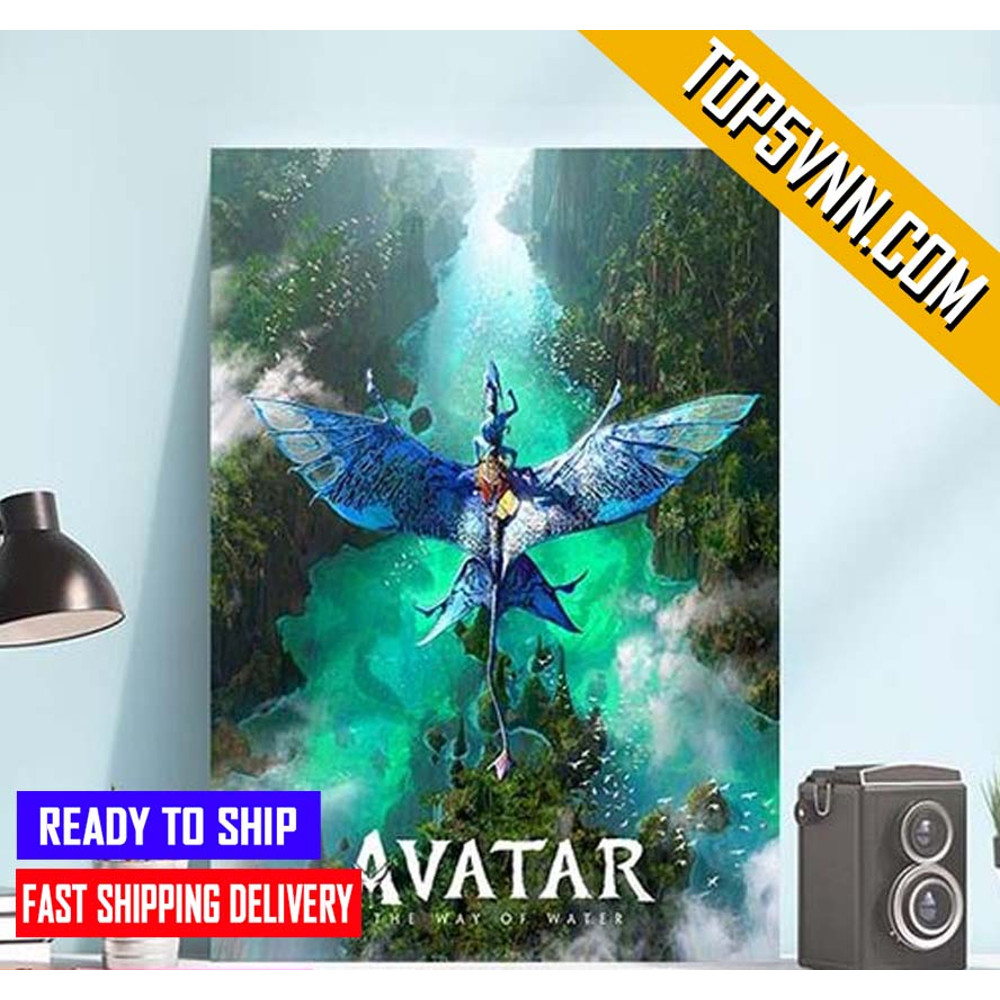 The Avatar 2 Blue Out The Way Of Water Poster Canvas Gift For Fans.jpg