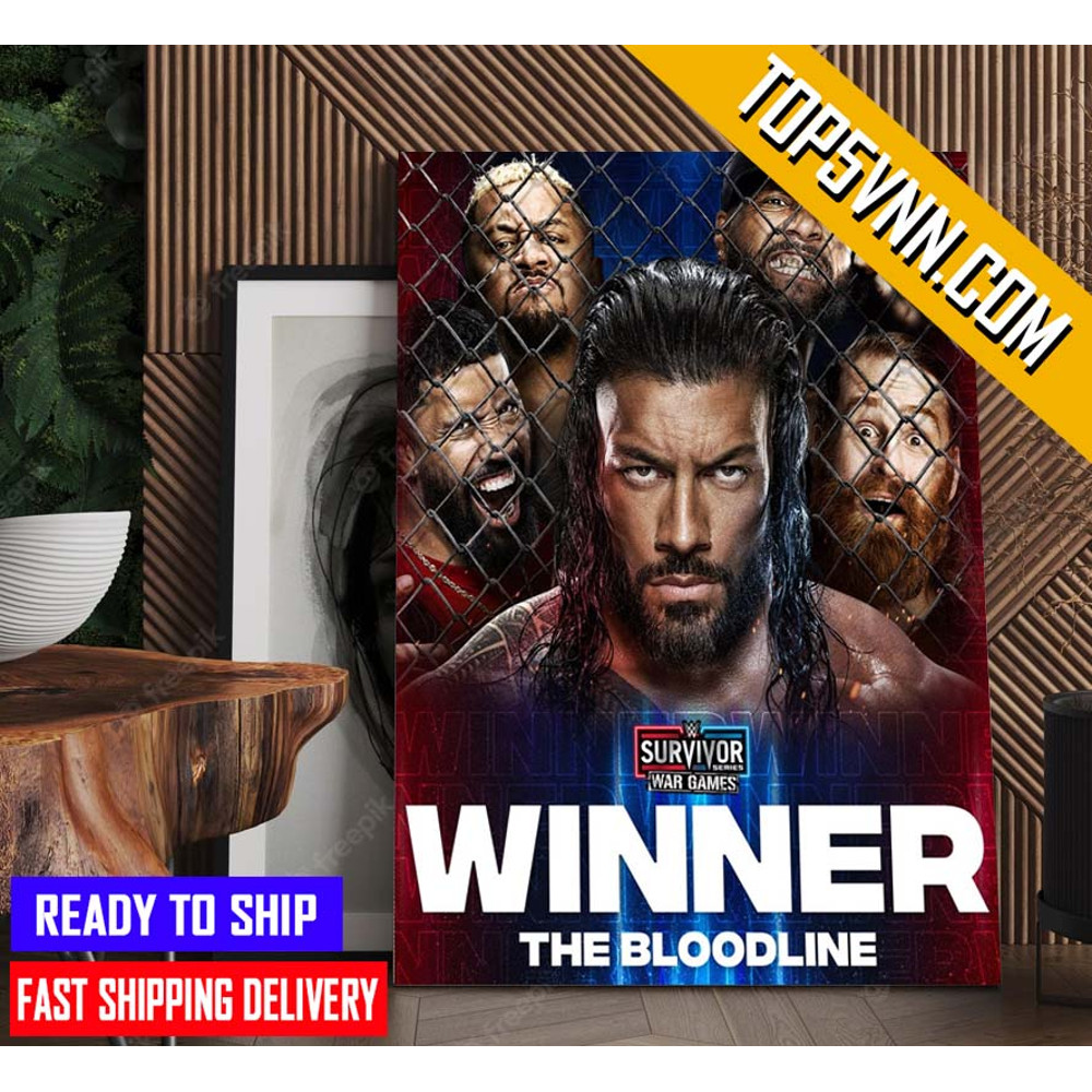 The Bloodline Winner War Games at Survivor Series Poster Canvas.jpg