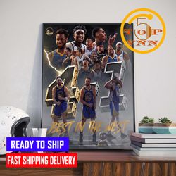 the golden state warriors are western conference champions poster canvas home decoration