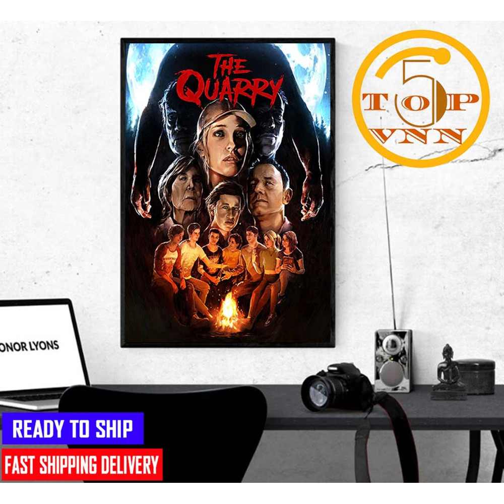 The Quarry Horror Game Poster Canvas Home Decoration.jpg