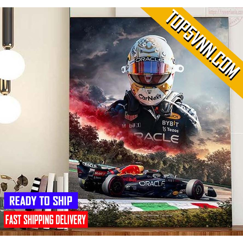 TREND - Max Verstappen F1 Oracle Red Bull Racing Italian GP Winner Gifts Poster Canvas.jpg