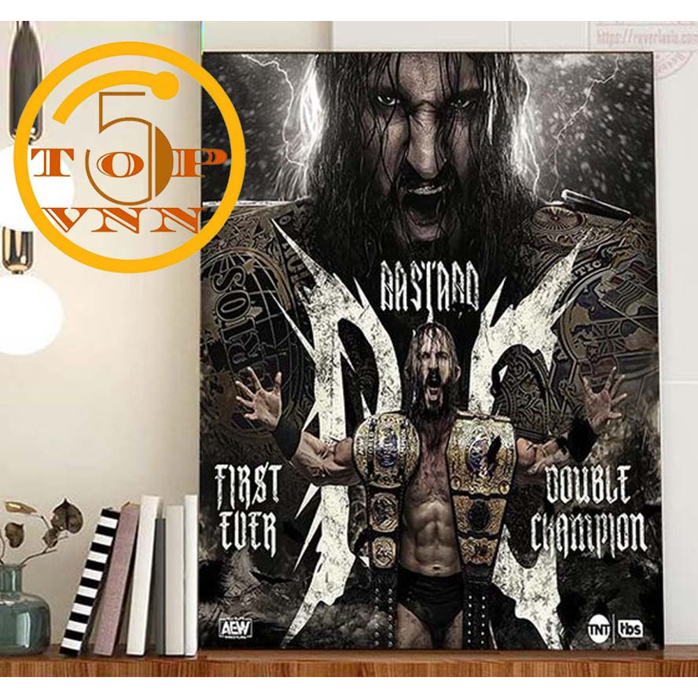 TREND Bastard PAC Is AEW All Atlantic And World Trios Champion Poster Canvas.jpg