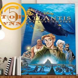 trend disney atlantis the lost empire poster canvas