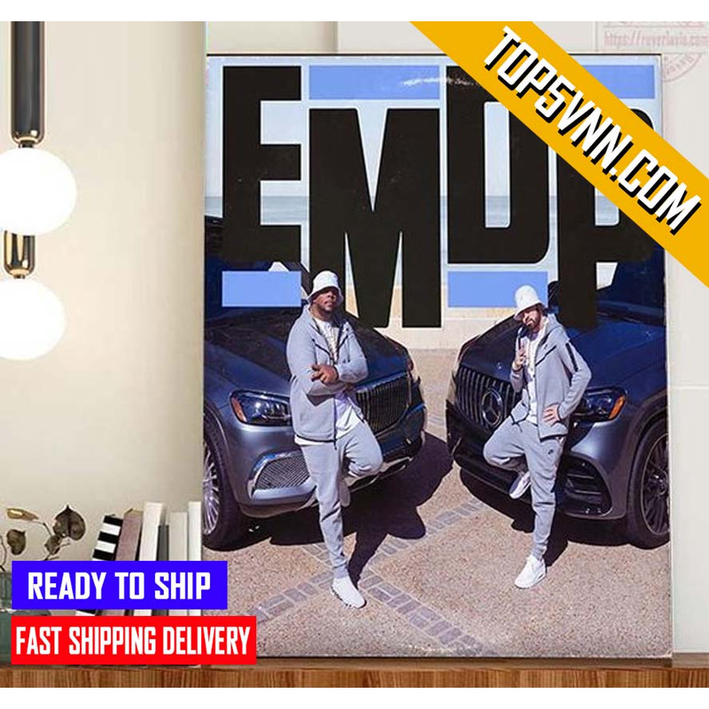 TREND Eminem Marshall Mathers x Bro J Simpson In EMDP Gifts Poster Canvas.jpg