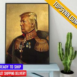 trend god emperor trump poster canvas