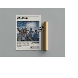 colossal retro vintage poster | minimalist movie poster