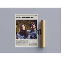 adventureland retro vintage poster | minimalist movie poster