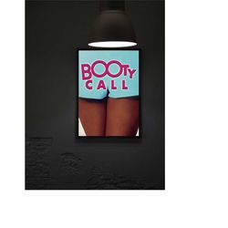 booty call (1997) movie poster movie print, hip