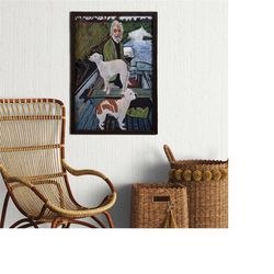 framed goodfellas old man and dogs, martin scorsese,
