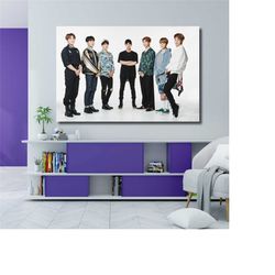 bts k-pop poster print art | bts canvas