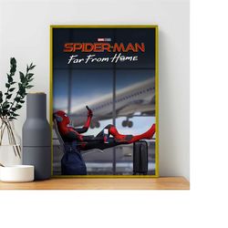 spider-man: far from home movie poster, advertising poster,