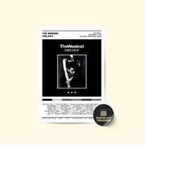 the weeknd - trilogy poster / album cover