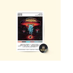 boston - boston album poster / album cover