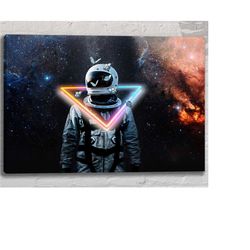 Astronaut Galaxy Wall Art | Space Butterflies |