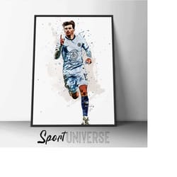 mason mount poster mason mount print chelsea art