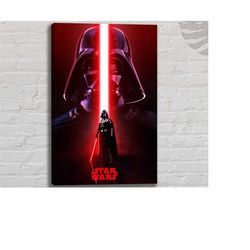 darth vader sith lightsaber wall art | darth