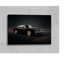 dodge challenger 1969 poster print | charger dodge