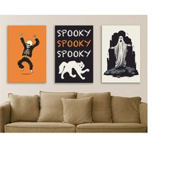halloween wall art print | halloween decor |
