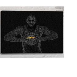 lebron james canvas art | lebron james poster
