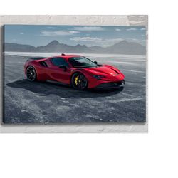 novitec ferrari sf90 poster print | ferrari wall