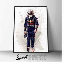 max verstappen poster verstappen canvas print formula 1