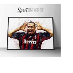 ronaldo poster ronaldo nazario print canvas print ac