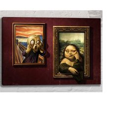 humor art edvard munch | the scream -