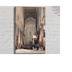 interior of the mosque of the 1796-1864 wall