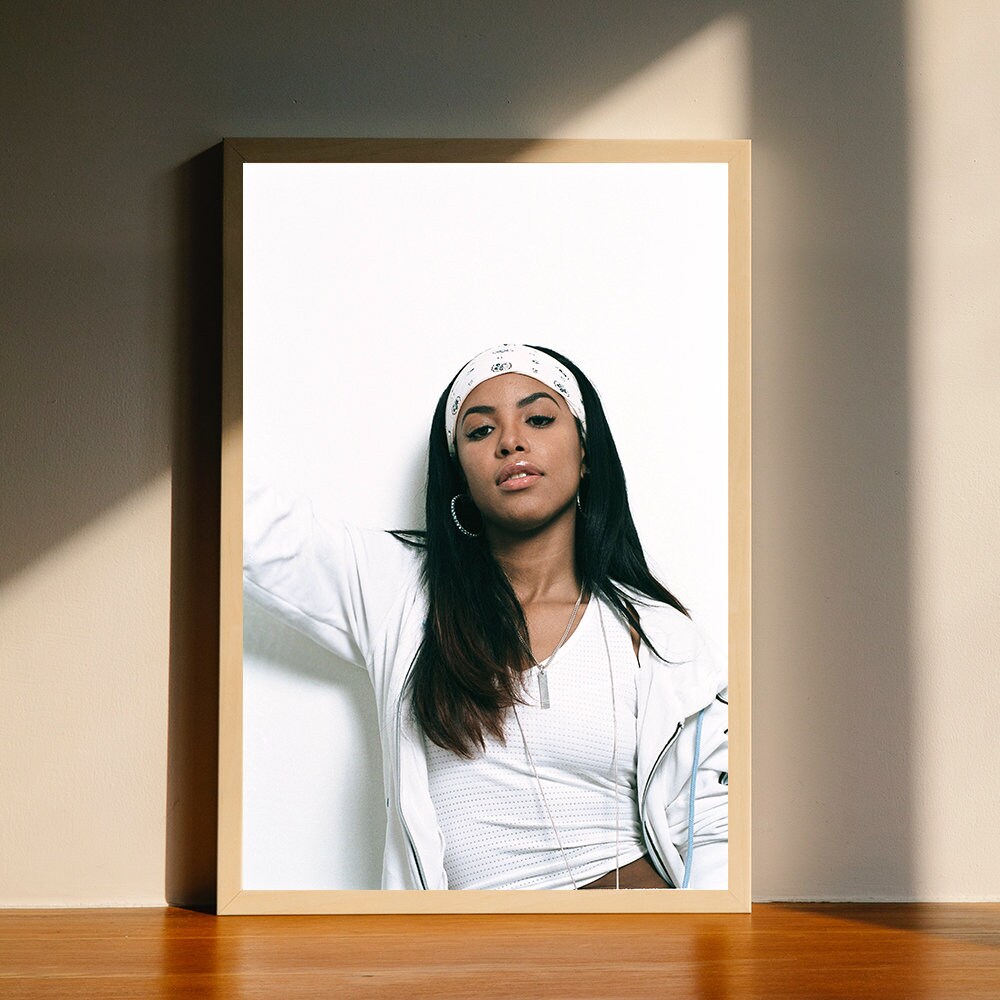 Aaliyah Hot Music Rap Canvas Poster, Wall Art Decor, Home Decor, No Frame.jpg