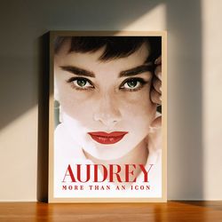 breakfast at tiffany's poster audrey hepburn canvas poster, wall art decor, home decor, no frame